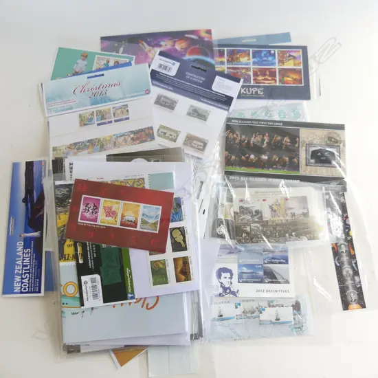 ASST. NZ STAMPS PACKS ETC $300 APPROX FACE VALUE