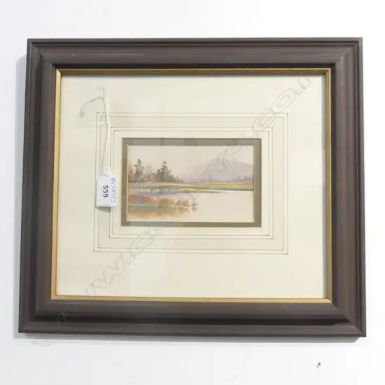 WILLIAM J. RUSH 'REAR OF TE MATA PEAK' W/C 80x130mm