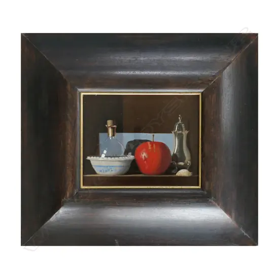 ROBERT MCKELLAR (UK 1945-2009) STILL LIFE OIL 140x175mm