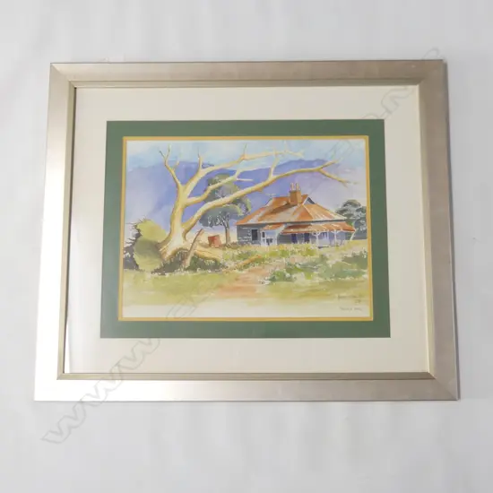 HOWARD SMITH 'STORM DAMAGE BANKS PENISULA.' W/C '99 325x440mm