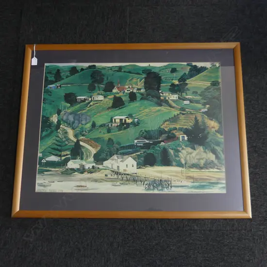 DICK FRIZZEL PRINT 'WHAKAPIRAU' 560x770mm