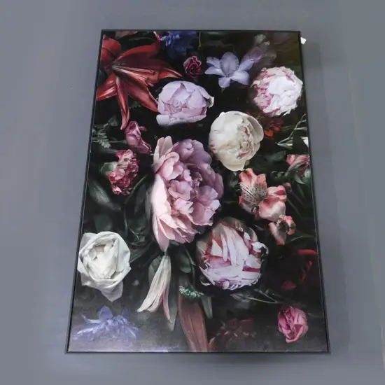 LGE DARK FLORAL PRINT 780x1180mm