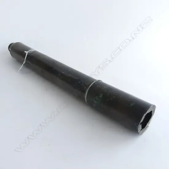 VICT BRASS 2 DRAW TELESCOPE OPTICS NOT WORKING L.1060mm EXTENDED