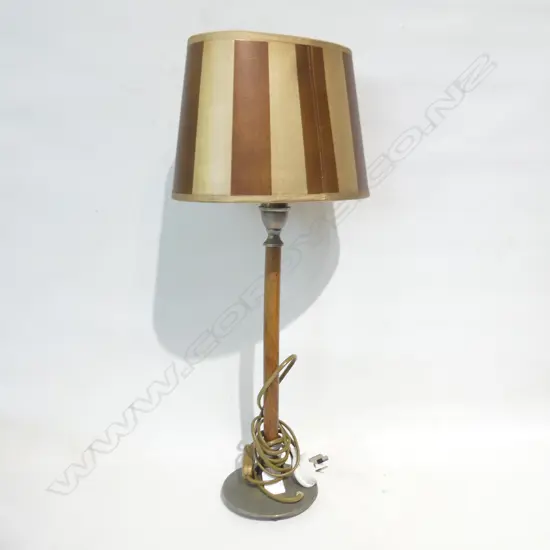 LAMP w.  STRIPED SHADE H.545mm