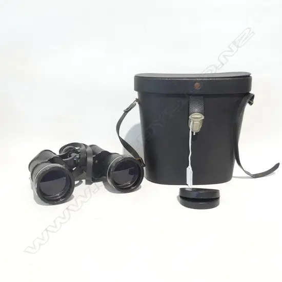 'GREENKAT' BINOCULARS, CASED