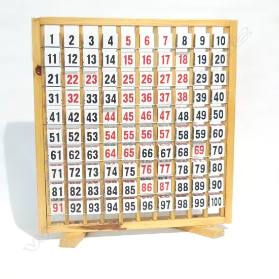 BINGO NUMBERS BOARD H.600mm