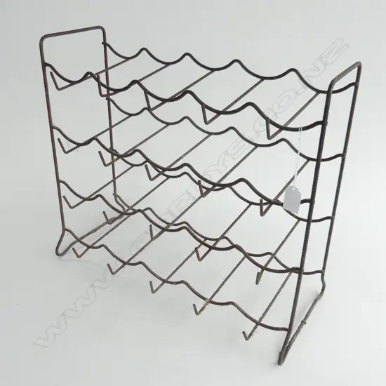VINTAGE WIRE WINE RACK W.465mm