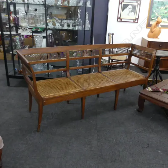BIEDERMEIER RATTAN SEATED DAY BED - L  1930MM
