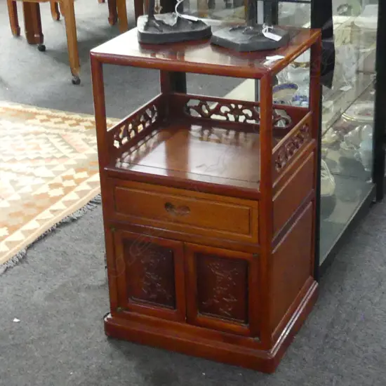 CUTE LITTLE SOLID HARDWOOD GUANGZHOU BEDSIDE CABINET H700mm