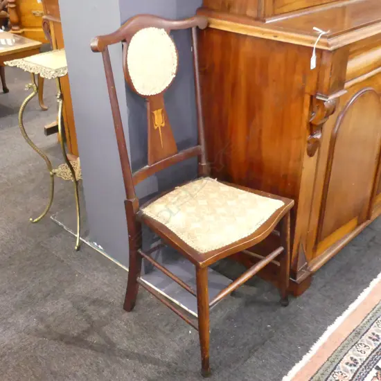 EDWARDIAN CHAIR - INLAID BACK