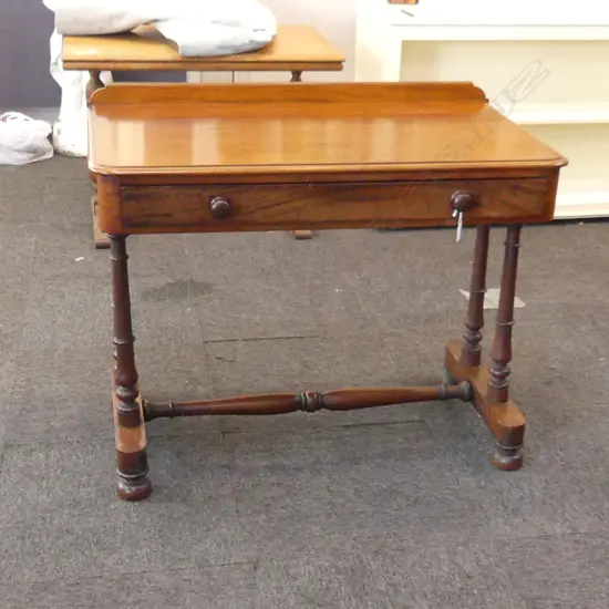 VICTORIAN MAHOGANY HALL TABLE w. DRAWER 955x530x790mm