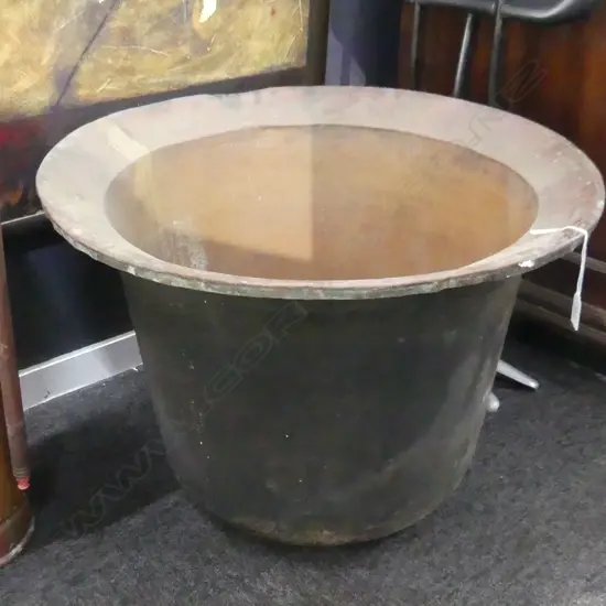 LGE OLD COPPER LAUNDRY POT H.450mm / 615mm dia