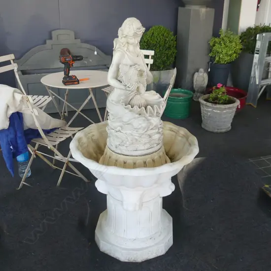 OUTDOOR GARDEN FOUNTAIN (needs pump)APPROX H 1300mm x 2670mm
