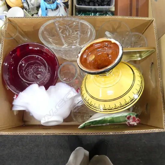 BOX LOT ASST. CRYSTAL ETC