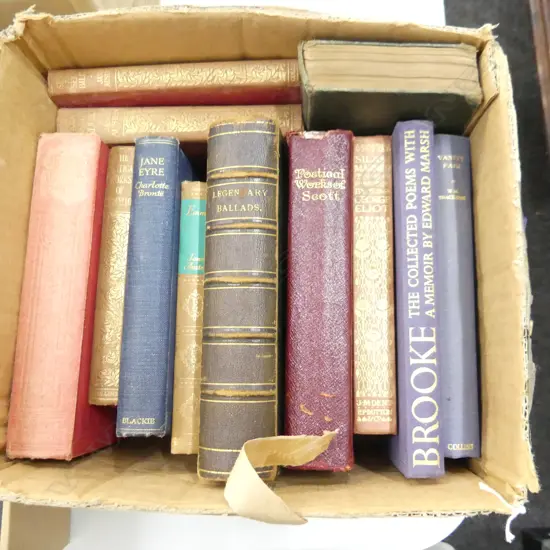 BOX LOT VINTAGE CLASSIC NOVELS ETC