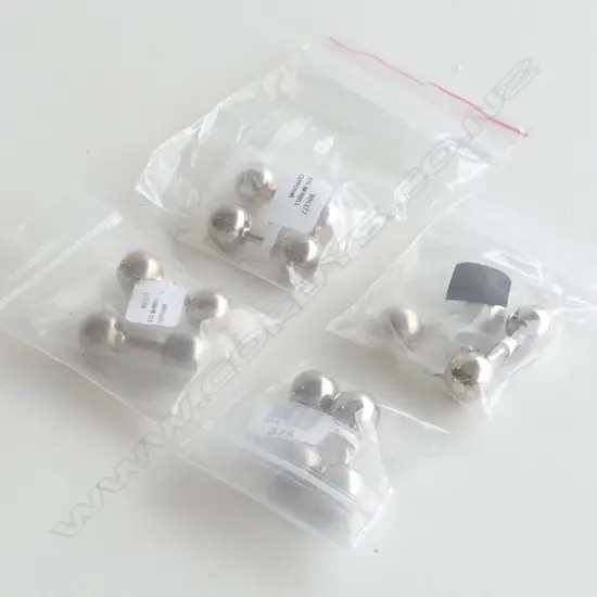 4 PR STG SILVER BARBELL CUFFLINKS  5.4GMS