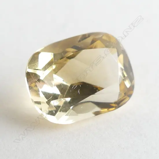 4.53CT FACETED CITRINE, OVAL, CUSHION CUT