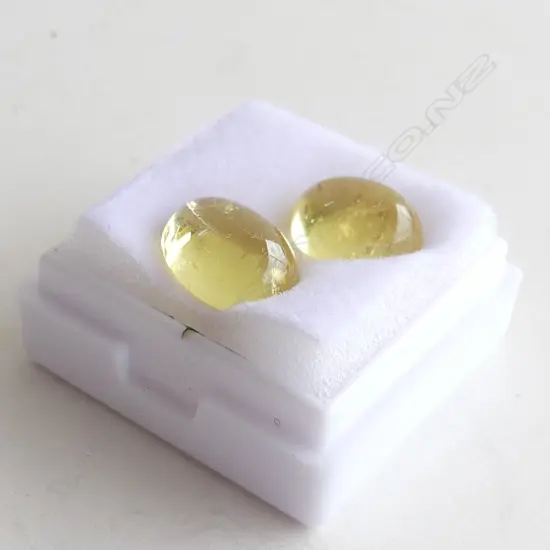 PR CITRINE CABOCHONS, OVAL, 6.6CT