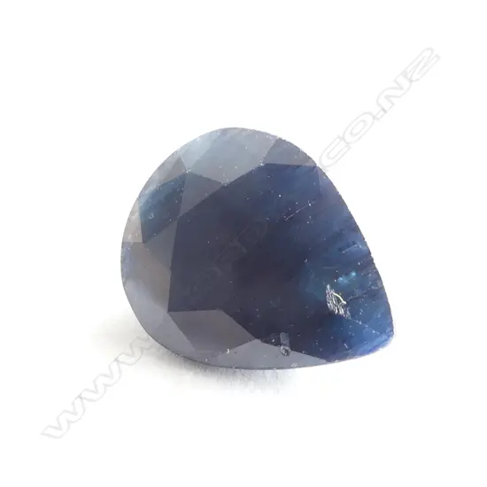 2.8CT DROP SHAPE FACETED SAPPHIRE 