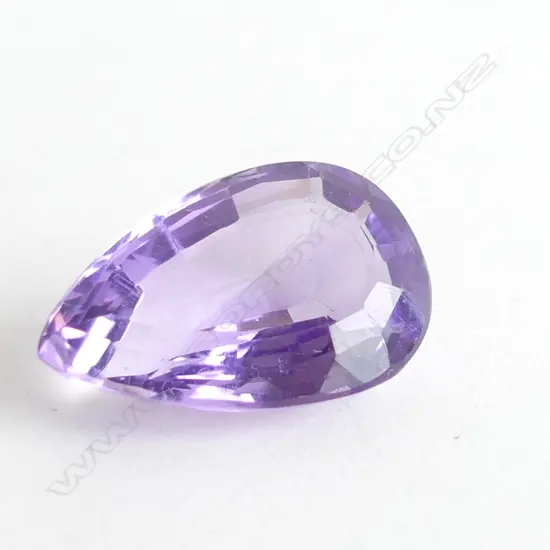 11.97CT AMETHYST, DROP SHAPE, STEP CUT, 19X12MM **RTV**