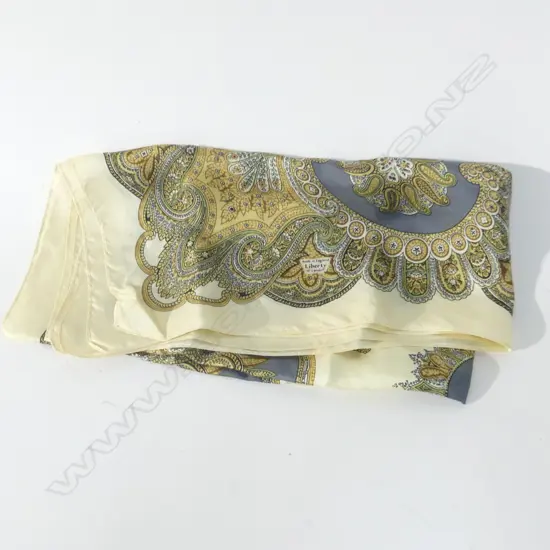 LIBERTY OF LONDON SILK SCARF (IMPERFECT) 