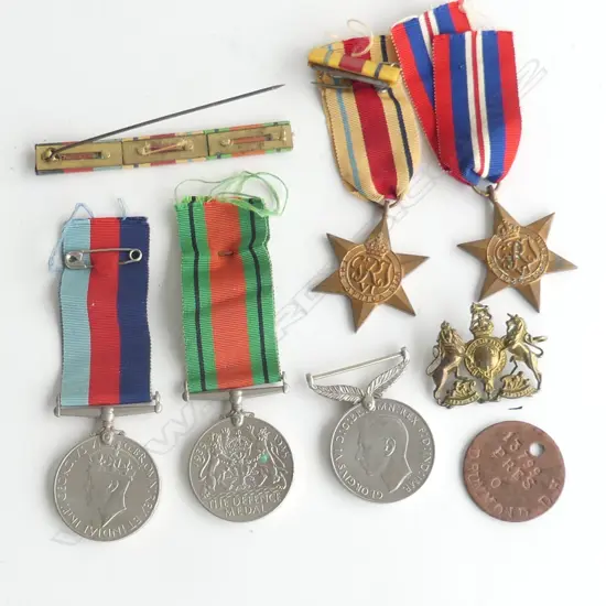 8 ASST VINTAGE MEDALS, SOME ON RIBBONS ETC..