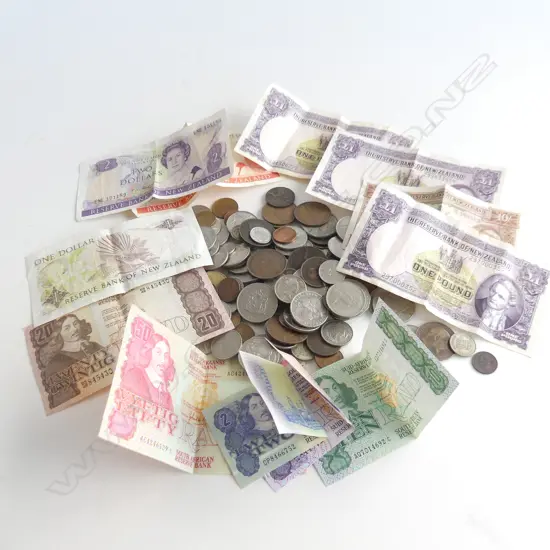 ASST. WORLD NOTES & COINS