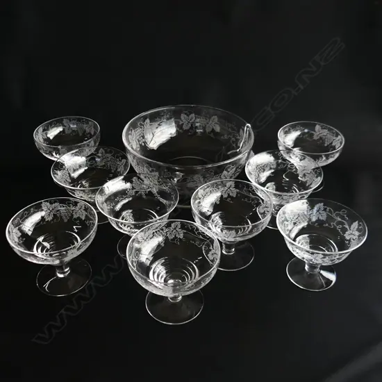 STUART CRYSTAL 10 PC DESERT SET
