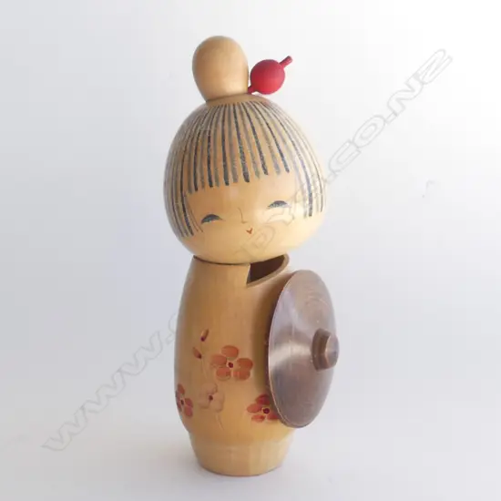 MID CENTURY JAPANESE KOKESHI DOLL H. 190MM
