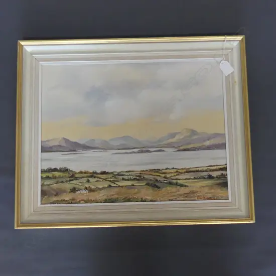 ALLEN. M . FRASER OIL ON BOARD  LOCH LOMOND 430 X 330 MM  