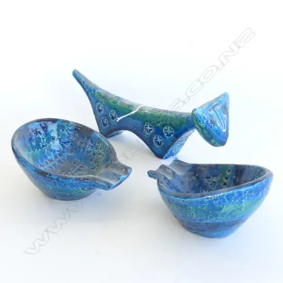 BITOSSI STYLIZED ANIMAL + 2 ASHTRAYS L 240 MM