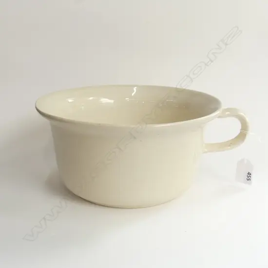 CROWN LYNN CHAMBER POT . WITH 3 STAR TIKI BACKSTAMP .D 240mm