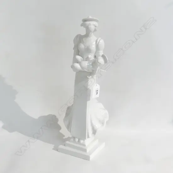 HEREND PORCELAIN MADONNA & CHILD H.360mm