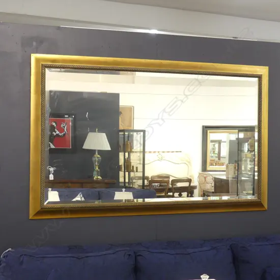 VERY LARGE GOLD FRAMED MIRROR 1110x1800mm small fault to mirror