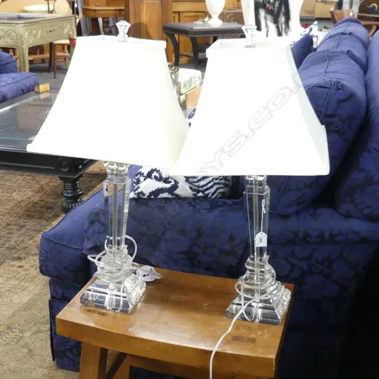 PR CONTEMPORARY CLEAR ARYLIC LAMPS H.660mm