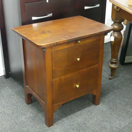 WILLETTS FURNITURE TAWHAI WOOD BEDSIDE DRAWER 600x410x645mm