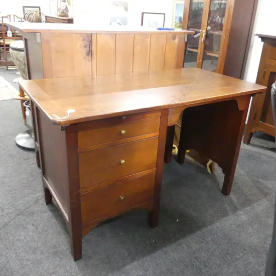 WILLETTS FURNITURE TAWHAI WOOD DESK 1190x600x740mm