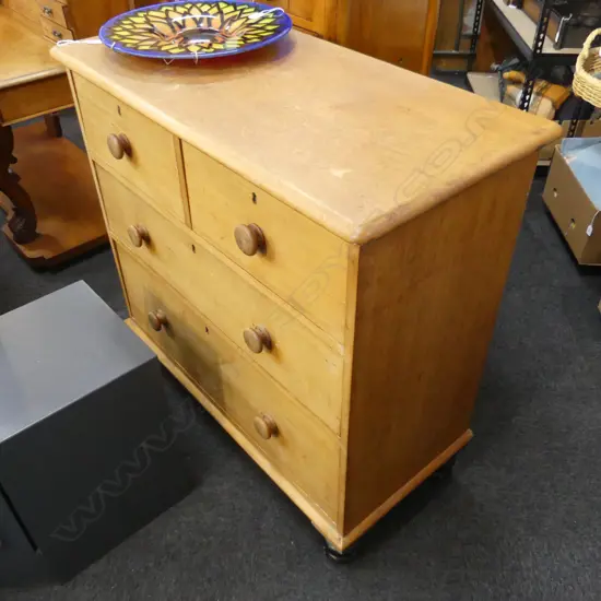 COLONIAL CHEST OF 4 DRAWERS 1000x490x1000mm