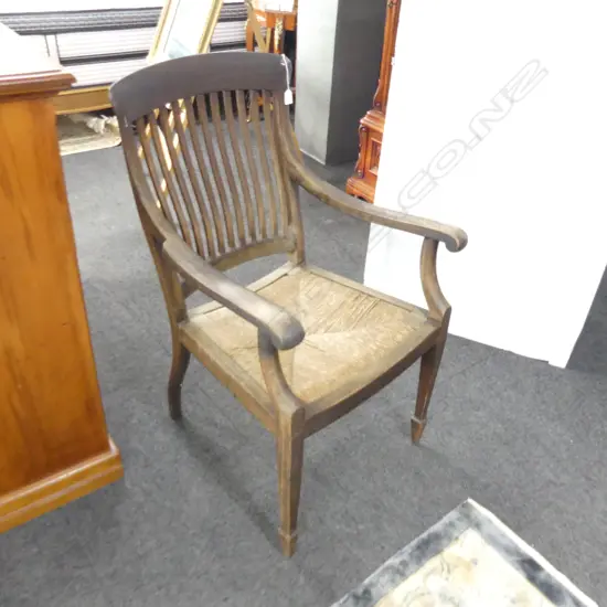 VINTAGE ANGLO INDIAN PLANTERS-STYLE CHAIR