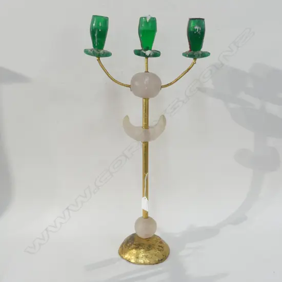 A MODERN DESIGNER CANDELABRA H 600MM EX ECC LIGHTING