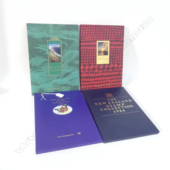 4 'THE NZ STAMP COLLECTION'; 1984, 91, 92 & 93