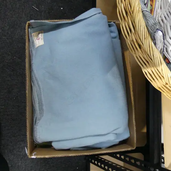 BOX OF BLANKETS (3)