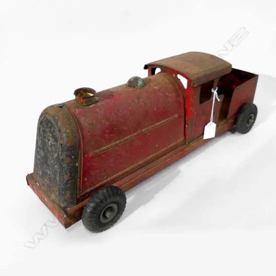 VINTAGE TRIANG PUFFING BILLY TIN TRAIN LOCO L. 500MM 