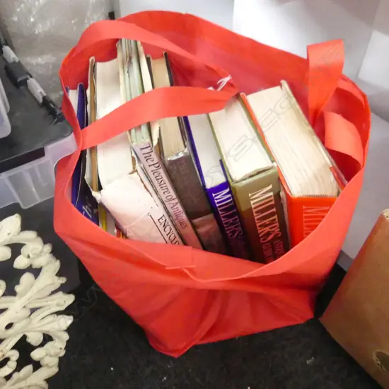 BAG ASST ANTIQUES REFERENCE BOOKS