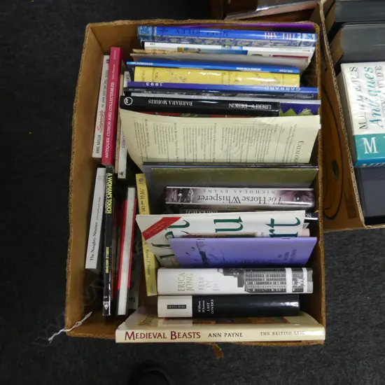 BOX LOT ASST. BOOKS; HISTORY, ART ETC