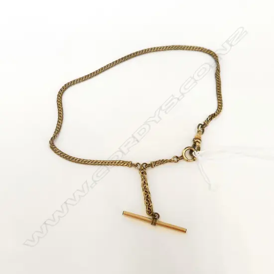 GOLD PLATED FOB & CHAIN 