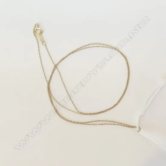VERY FINE 10K GOLD CHAIN .49GMS