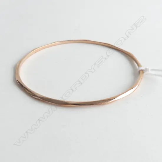 9CT ROSE GOLD BANGLE 6GMS
