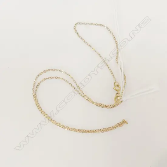 417 (10CT) FINE GOLD CHAIN .87GMS