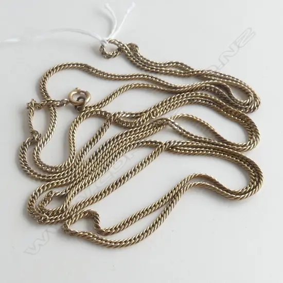 8CT YELLOW GOLD LONG CHAIN 41.5GMS
